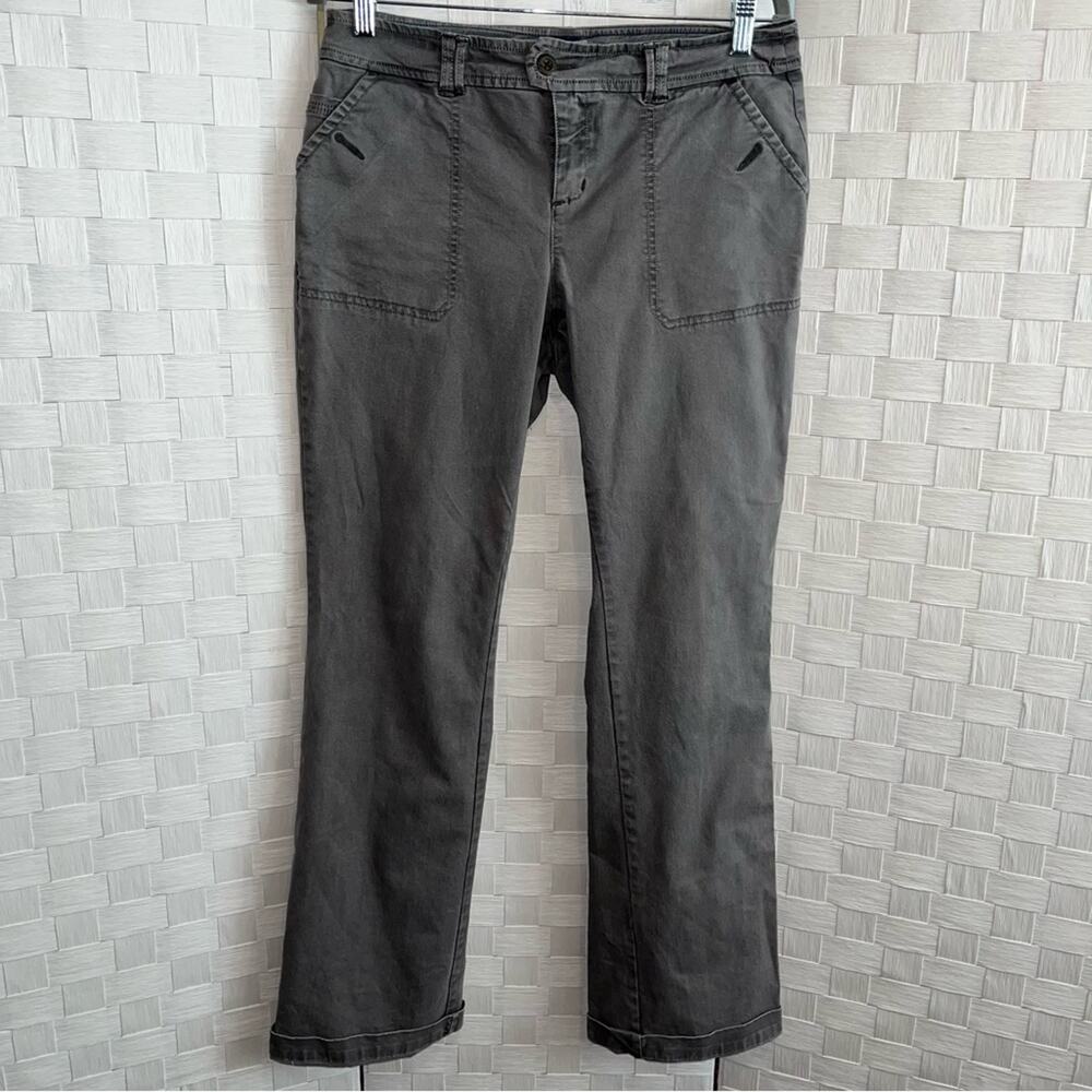 Sundance Womens Canvas Utility Cargo Pants Size 2 Straight Leg Boho Lagenlook